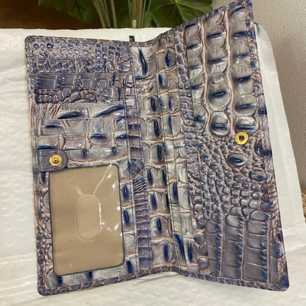 Brahmin Washed Indigo ADY Wallet